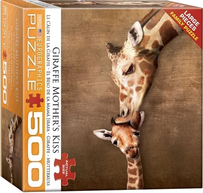 Giraffe Mother's Kiss