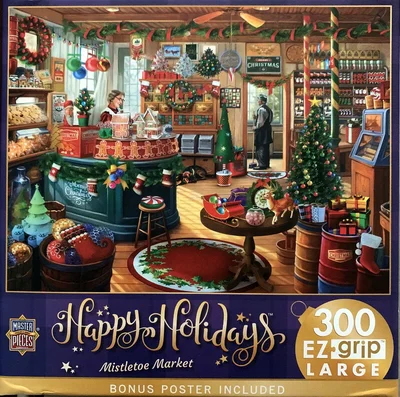 Happy Holidays Mistletoe Market