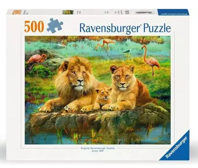 Lions dans la savane