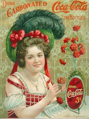 Coca-Cola Ad with Hilda Klark
