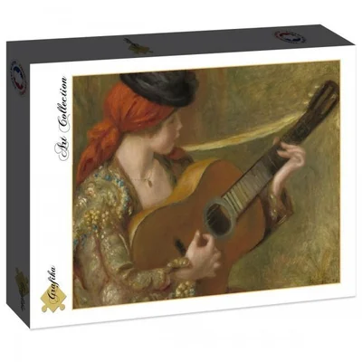 Young Spanish Woman with a Guitar