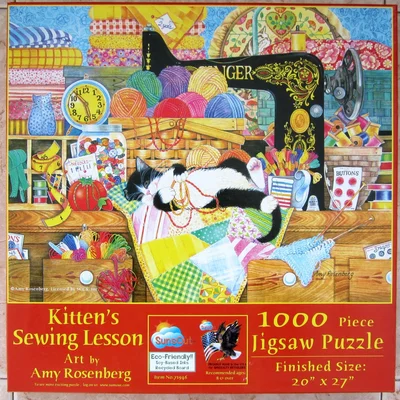 Kitten's Sewing Lesson