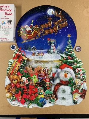 Santa's Snowy Ride
