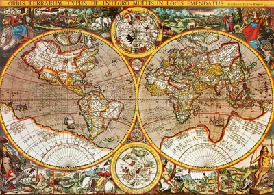Ancient Map of the World