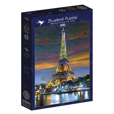 Eiffel Tower at Sunset, Paris, France