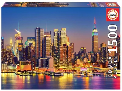 Manhattan at night