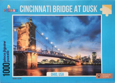 Cincinnati Bridge at Dusk