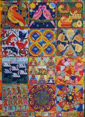 Twelve Days of Christmas Quilt