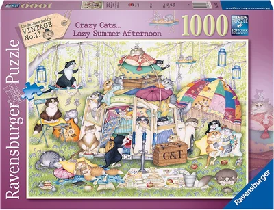 Crazy Cats … Lazy Summer Afternoon - Vintage no. 11