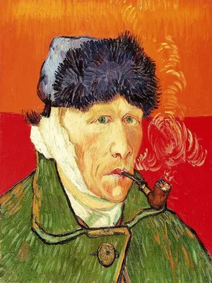 Self- Portrait with Bandaged Ear and Pipe