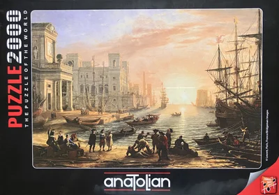 Sea Port at Sunset