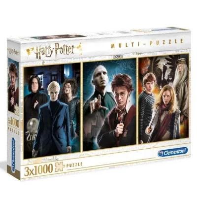 Lot de 3 Puzzles 1000 pièces Harry Potter