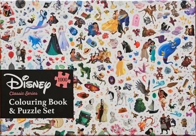 Classic Series Colouring Book & Puzzle Set