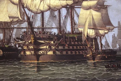 The British Fleet Forming a Line off Algiers