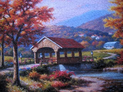 Fall at the Covered Bridge