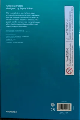 Gradient Puzzle - Blue/Green