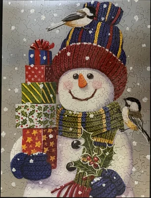 Snowman With Presents
