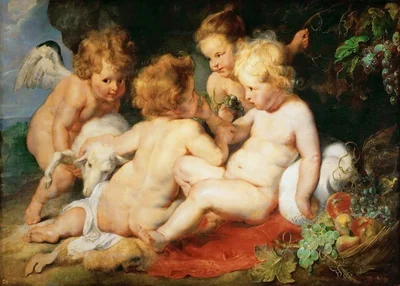 Infant Christ with John the Baptist and Two Angels