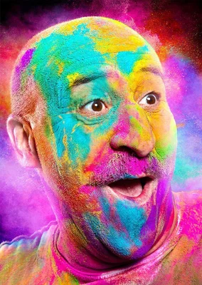 Bald Man Laughing
