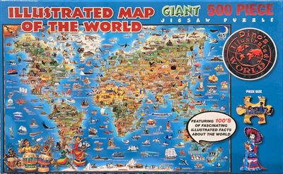 Illustrated Map of the World