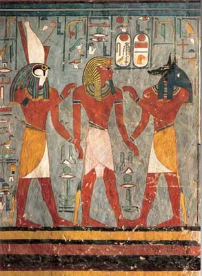 Ramses I with Gods of the Underworld