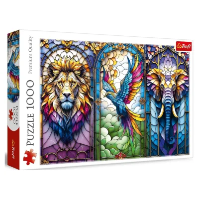 Vitrail d'animaux