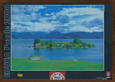 Noruega Island in Hardanger Fjord, Norway