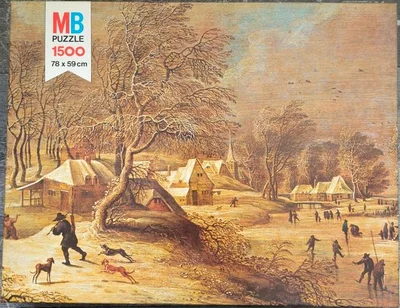 Village sous la neige
