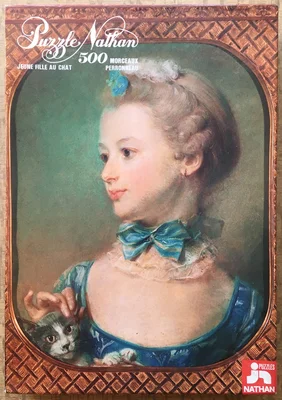 Jeune fille au chat