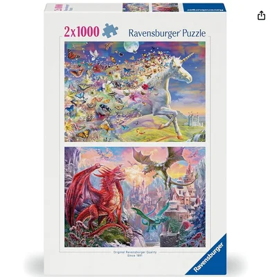 Unicorn and Dragon 2x1000