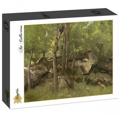 Rocks in the Forest of Fontainebleau, 1860-1865
