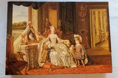 Queen Charlotte at her Dressing Table