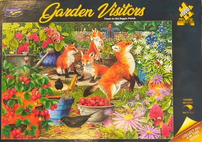 Foxes in the Veggie Patch