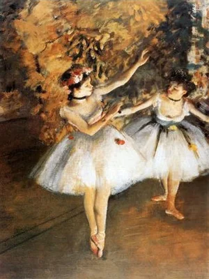 Deux Danseuses sur La Scène