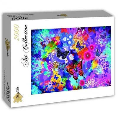 Colorful Flowers and Butterflies
