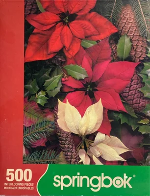 Poinsettias & Pine Cones