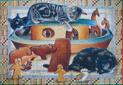 Kittens Playing in Noahs Ark