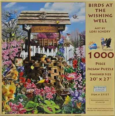 Birds at the Wishing Well
