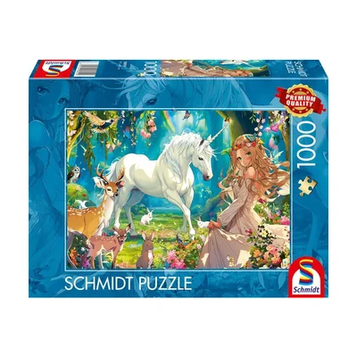 La licorne et la princesse des fleurs