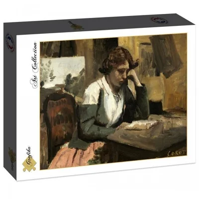 Young Girl Reading, 1868