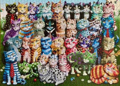 Cat Family Reunion