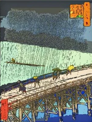 Evening Shower on the Great Bridge