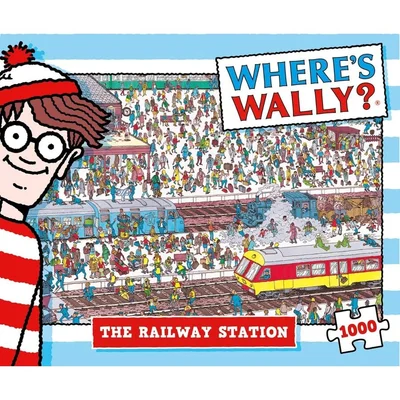 Where's Wally ? The railway station