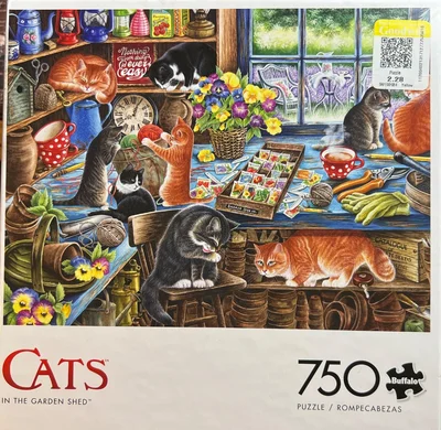Cats In the Garden Shed