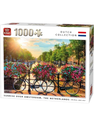 Sunrise over Amsterdam