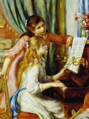 Young Girls at the Piano