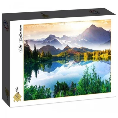 Mountain Behind the Lake