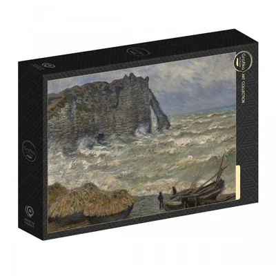 Mer agitée à Étretat, 1883