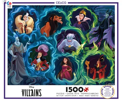 Disney - Villains 3x1500 Pieces
