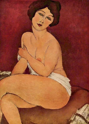 Large Seated Nude